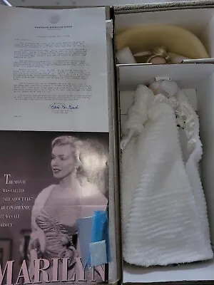 Franklin Mint Collectable Marilyn Monroe Porcelain Doll • $175