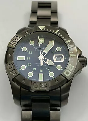 Victorinox Dive Master 500 - Gunmetal PVD + Sapphire - Swiss Army Men's - 241429 • $899.99