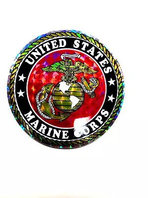 United States Marine Corps Reflective Foil Window Sticker Decal 3  U.S. Military • $2.49