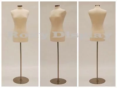 HIGH QUALITY! Size 6-8 Female Mannequin Dress Form  #F6/8W+BS-04 Metal Base • $99