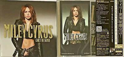 Miley Cyrus CD Can't Be Tamed Enhanced W/Music Video IC Card Sticker Japan OBI  • $11.70