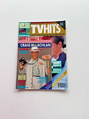 TV Hits Issue Number 17 January 1990 With Mini Book Craig McLachlan Johnny Depp • $49.99