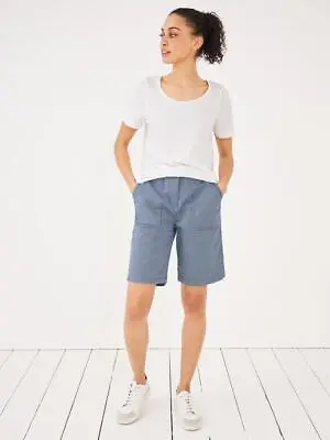 White Stuff Twister Women's Chino Shorts Summer Casual Breathable Ladies Bottoms • £14