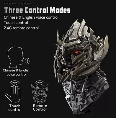 1/1 Helmet With/LED Eye / Halloween Christmas Voice-controlled Wearable Megatron • $340