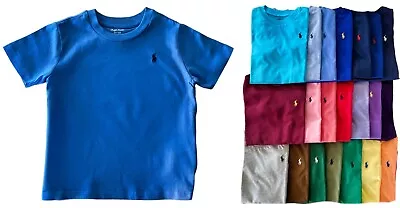 Ralph Lauren Baby Boys Girls T Shirt Top Cotton Short Sleeve 18 M 24 M • £8.99