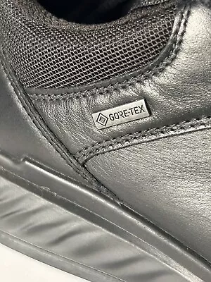 ECCO EXOSTRIDE MMen's Leather Gore-Tex Outdoor Trainer • £75