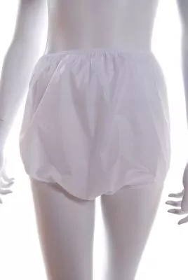 £9.99 • Buy Ladies Plain White Waterproof Incontinence Briefs Pants Knickers 100%PVC UK MADE