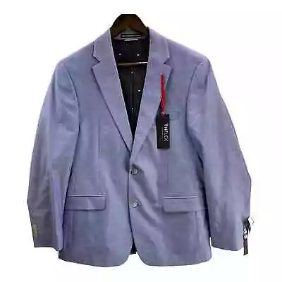 Tommy Hilfiger Men's Modern-Fit Flex Stretch Chambray Suit Jackets 40S • $89.24