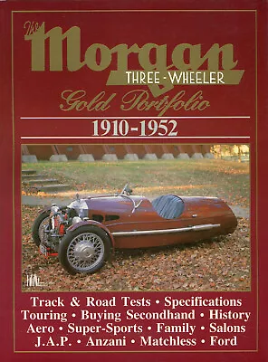 Morgan Three-Wheeler 1910-1952 - USEFUL BROOKLANDS BOOK • $28.98