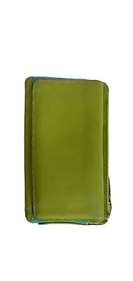 MY WALIT Bifold Green Leather Wallet  • $49.99