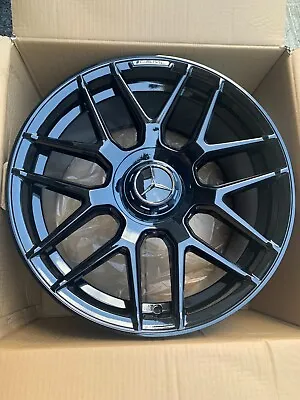 20 X9.5 GLOSS Black AMG Rims Wheels Mercedes Benz C300 E350 S550 GLE350 GLS450 • $1088.99