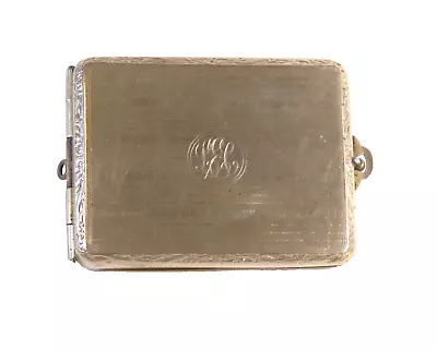 Vintage EAM Metal Hinged Matchbook Case Holder Cover Personalized LEC • $19.99