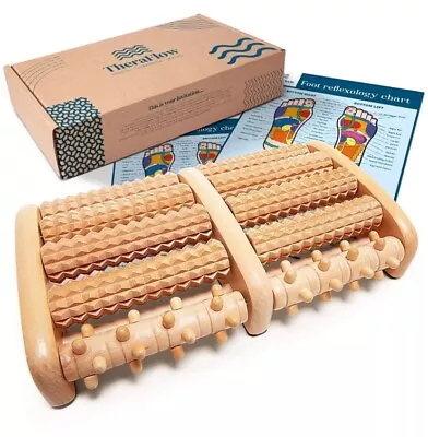 New TheraFlow Dual Foot Massager Roller (Large). Relax And Relieve Plantar • $19.77