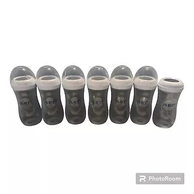 Lot Of 7 Philips Advent Baby Bottles 11oz. Bottle Collar And Cover Only • $15.99