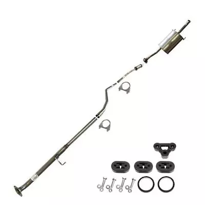 Stainless Steel Exhaust Kit With Hangers + Bolts Fits 01-05 Civic 1.7L Cat- Back • $234.74