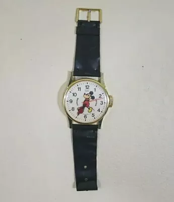 Vintage Disney 26  Long Mickey Mouse Giant Wrist Watch Bradley Wall Clock Works • $26.99