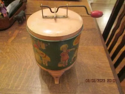 Vintage 1930s J. Chein Dolly's Washing Machine Toy • $49.99