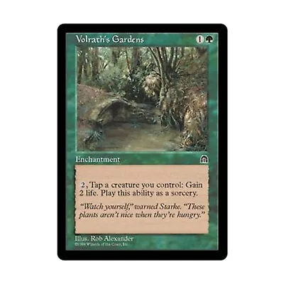 WOTC MtG Stronghold Volrath's Gardens (R) NM • $1