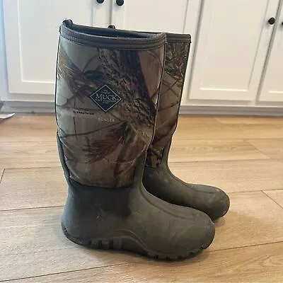 The Original Muck Boot Company Camo Camouflage Ranger Tall Boot Size 9 • $55