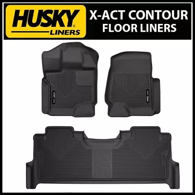Husky Liners X-ACT Contour Floor Mats 2017-2024 Ford F-250 F-350 Crew Cab • $219.95