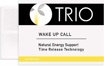 Trio Wake Up Call Patches - B12 Energy Blend For Mental Alertness (30 Patches) • $48.18
