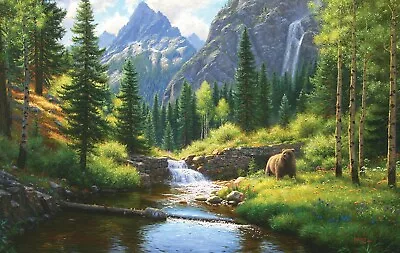 SunsOut Bear Meadow 550 Piece Jigsaw Puzzle By Mark Keathley • $17.24