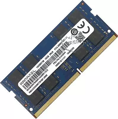 Ramaxel 16GB DDR4 2666MHz PC4-21333 260 Pin SODIMM Laptop Memory RAM • £22.99