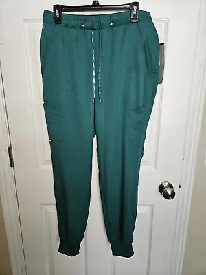 $10.99 • Buy Greys Anatomy Barco Women's Green Scrub Jogger Pants Medium Tall 