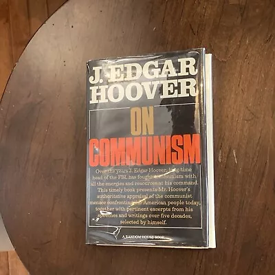 On Communism By J.Edgar Hoover Hardcover With Dust Jacket 1969 First Edition • $81.78