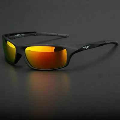 Polarized Sport Sunglasses New Wrap Around FISHING DRIVING GOLFING US • $12.98