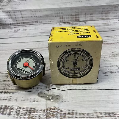 Vintage 1968  VDO Tachometer Werke 6 63 12V Made In Germany Used • $44.95