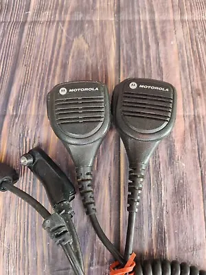 Lot Of 2 OEM Motorola PMMN4024A Remote Speaker Microphones • $33.71