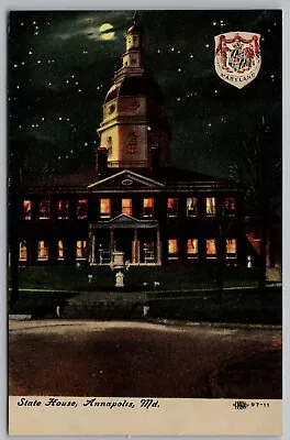 Postcard State House Annapolis Maryland *C8279 • $4.25