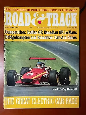 Vintage 1968  Road & Track Ferrari 365 GTB Can Am Mark Donohue Le Mans Honda F1 • $0.99