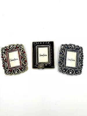 Lot Of 3  JAY STRONGWATER MINI PICTURE FRAMES - 2 3/8  Newnan Marcus - Not Used • $9