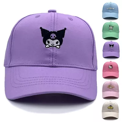 Kids Baby Girls Sanrio Hello Kitty Cartoon Baseball Cap Adjustable Sport Sun Hat • $15.59