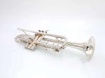 Pre-owned  Professional Yamaha 8345 Xeno Trumpet In Silver Plate! • £1464.82