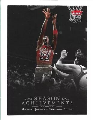 Michael Jordan 2007-08 Fleer Box Set #SH11 Season Achievements • $2.95