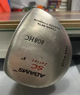 $66.28 • Buy Adams 808HC SC Series FALDO Forged Titanium Driver 8* Right Handed Stiff Flex