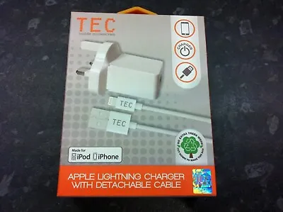 TEC Mobile Accessories Apple  (30Pin) Charger With Detachable Cable • £7.49