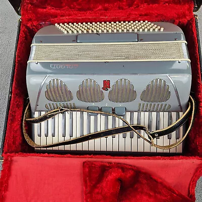 Vintage Galanti Accordion Piano With Hard Case 24 Keys Made In Italy • $399.99