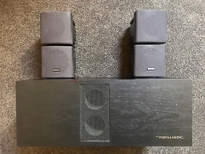 Rare Tandy Realistc Optimus Cube Speakers Subwoofer Exc Sound Vintage Hifi Hi-Fi • $325