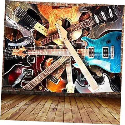 Music Tapestry Guitar Musical Tapestry Wall Hanging For 60.00  X 40.00  • $24.25