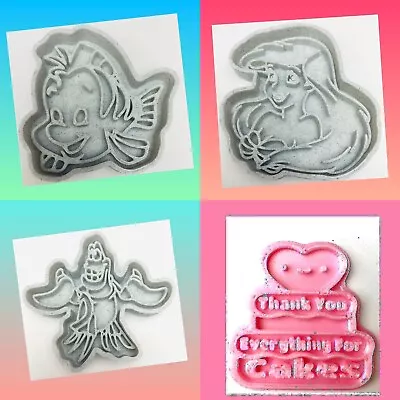 £9.99 • Buy Set Of 3 From Little Mermaids Cookie Cutters