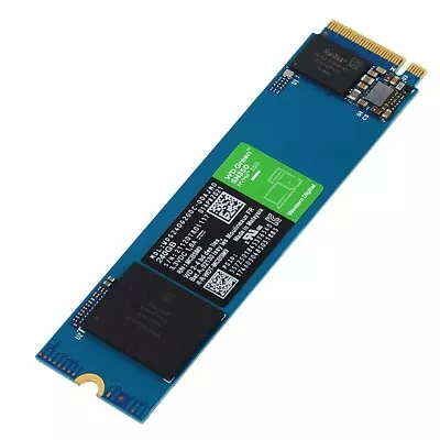 480GB WD Green SN350 M.2 NVMe 2280 SSD PC Desktop Solid State Drive 100% Health • £20