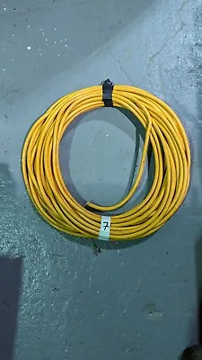 20 Meters ORANGE 3 Core Flexible Flex Mains Wire Cable 1.25msq 13Amp - Used • £17