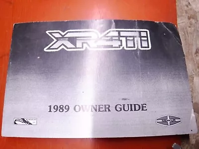 1989 Merkur Xr4ti Original Factory Operators Owners Manual Guide First Printing • $16.37