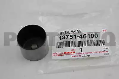 1375146100 Genuine Toyota LIFTER VALVE 13751-46100 • $9.83