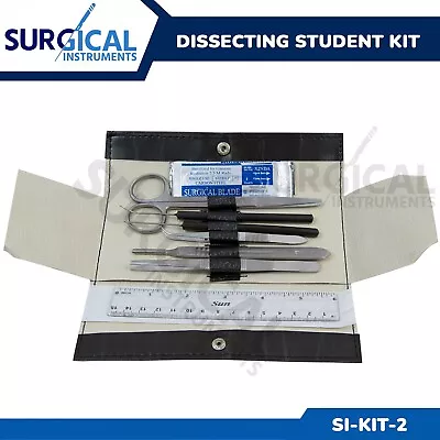 7 Pcs Biology Student Dissecting Instrument Tool Kit Medical Set German SI-KIT-2 • $8.99