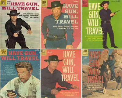 1959 - 1961 Have Gun Will Travel Comic Book Package - 6 EBooks On CD • $13.75